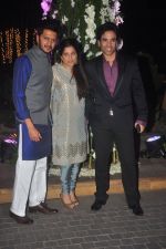 Tusshar Kapoor, Ritesh Deshmukh at Sangeet ceremony of Riddhi Malhotra and Tejas Talwalkar in J W Marriott, Mumbai on 13th Dec 2014